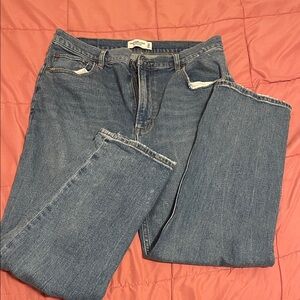 Abercrombie & Fitch Straight Leg Blue Jeans